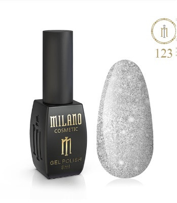 ГЕЛЬ ЛАК MILANO 8 МЛ № 123 гелевий лак для манікюру для LED лампи красивий манікюр, фото 1