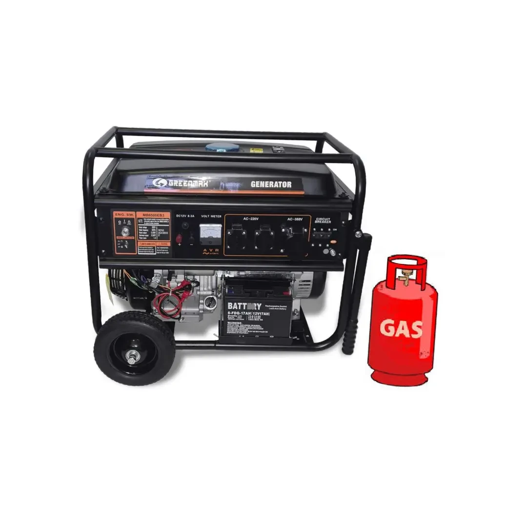 Генератор GREENMAX MB6500EB3 (бензин/газ)
