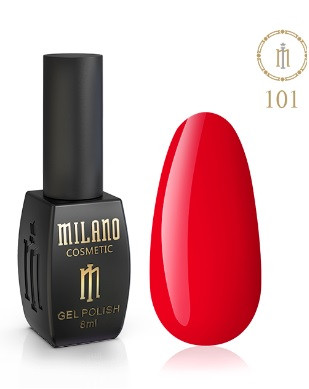 ГЕЛЬ ЛАК MILANO 8 МЛ № 101 гелевий лак для манікюру для LED лампи красивий манікюр