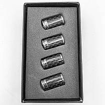 Захисні ковпачки на ніпеля Sport AUDI (АУДІ) 4 шт Карбон, фото 4