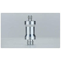 Втулка перехідник із різі 1/4 Male на 3/8 Male Alitek RST-64 Silver, фото 4