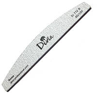 Divia Пилка минеральная для ногтей Полумесяц 80/100 Di772(B)