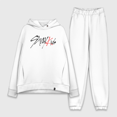 Жіночий теплий костюм з принтом "Stray Kids", фото 1