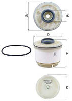 Фільтр паливний TOYOTA HILUX II 2.5-3.0D 05- KX268DECO