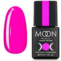 Moon Full - Гель-лак Color Gel Polish №121 (глибокий якраво-рожевий, емаль)