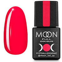 Moon Full - Гель-лак Color Gel Polish №126 (яскравий вогняно-рожевий, емаль)