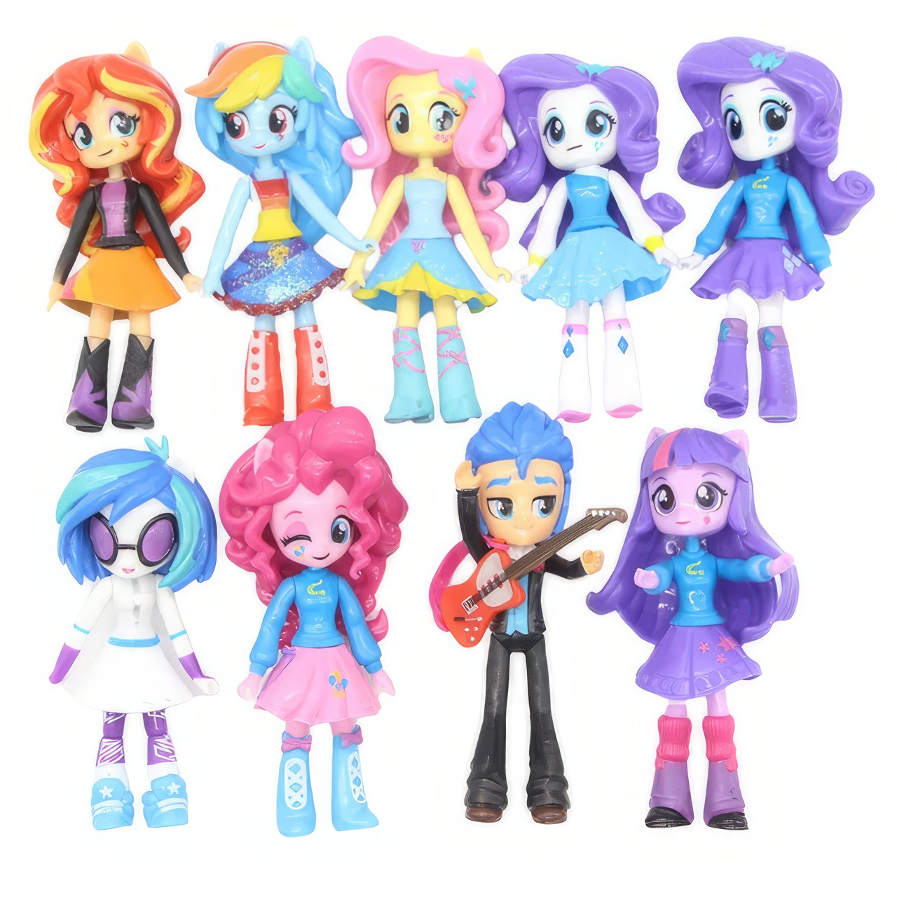 Набір фігурок Дівчата з Еквестрії 9в1, 13 см - My Little Pony, Equestria Girls
