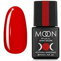 Moon Full Гель-лак для ногтей Color Gel Polish №127 (красно-оранжевый темный, эмаль)