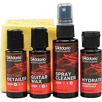 D'Addario PW-GCB-01 Instrument Care Essentials Restore Protect Shine Hydrate And Polishing Cloth