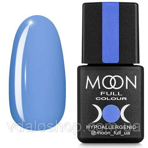 Moon Full - Гель-лак Color Gel Polish №155 (повітряний синій, емаль)