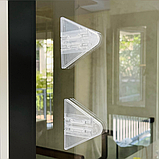 Замок на шафу - купе. Блокіратор для шафи - купе. Прозорий 1 шт., фото 3