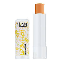 Бальзам для губ с ароматом апельсина увлажняющий Divia 002 Защитный бальзам против трещин и ран питательный