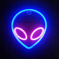 Ночной светильник Neon Sign Ночник Alien от магазина style & step