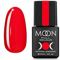 Moon Full Гель-лак для ногтей Color Gel Polish №616 (розовато-красный, эмаль)