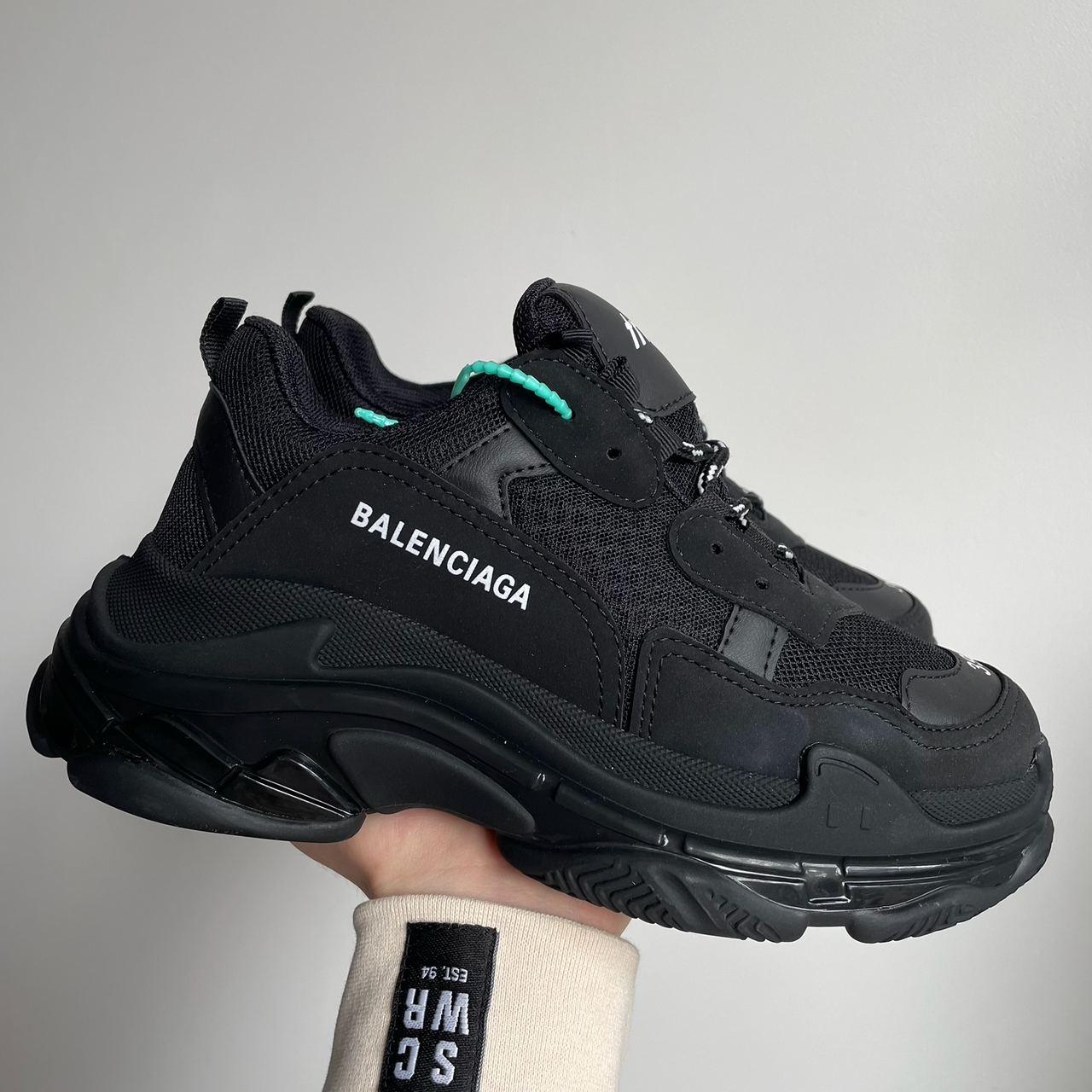 Кросівки Balenciaga Triple S Clear Sole Black. Кросівки Баленсіага Тріпл С