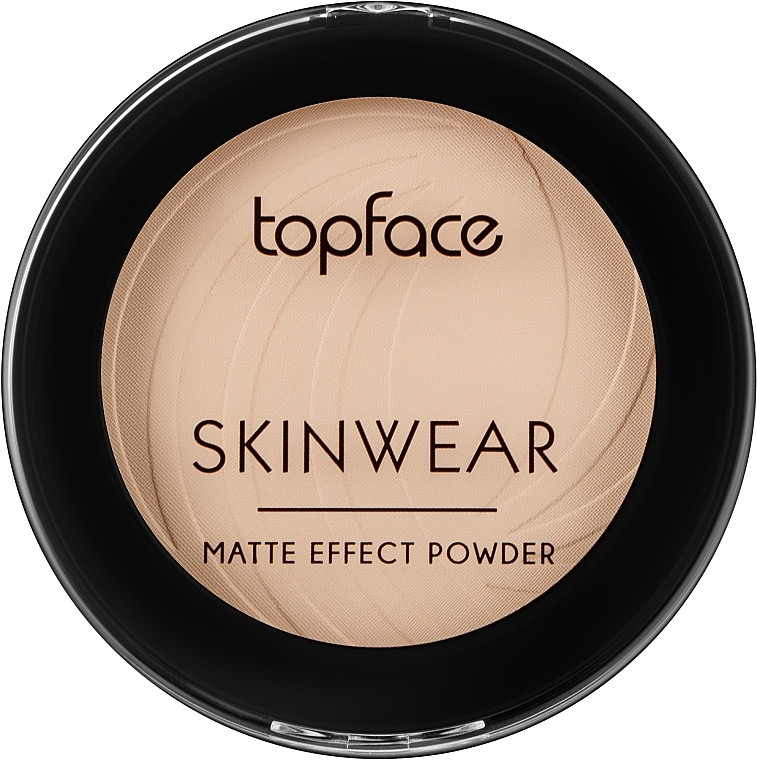 Пудра компактна для обличчя TopFace Skin Wear Matte Effect PT265, 001 Medium, 10 г