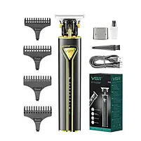 Комбо-набір для стрижки, тример та електробритва VGR Professional Set Gold (V-009C+V-332-Go), фото 6