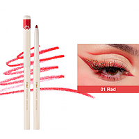 Олівець для очей Young Vision Cream Gel Liner Waterproof, водостійкий, червоний