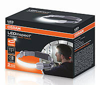 Ліхтар акумуляторний LEDINSPECT® FLEXIBLE HEAD TORCH / 3.7V / 6000K / 115 LM / КРАСНИЙ ЛІХТАР ЗЗАДУ / LEDIL414