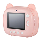 Дитячий фотоапарат з функцією моментального друку фото MA-2000 Рожевий, фото 2