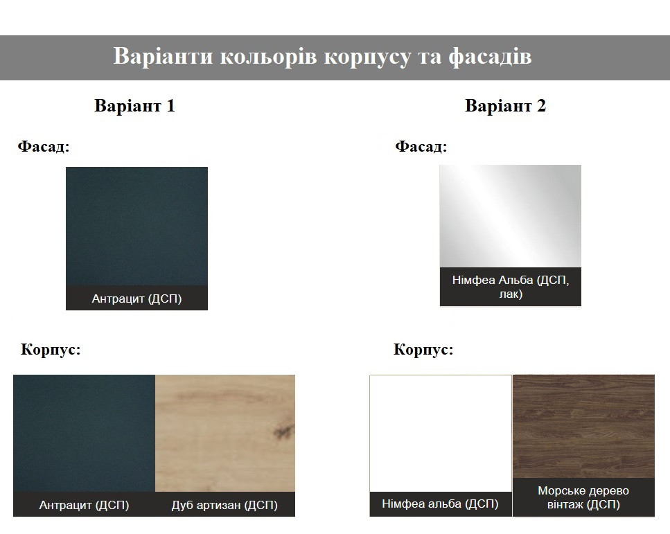 Гостиная Лего корпус и фасад ДСП (Світ Меблів ТМ) корпус нимфея альба+морское дерево винтаж фасад нимфея альба лак - фото 2 - id-p1973594759