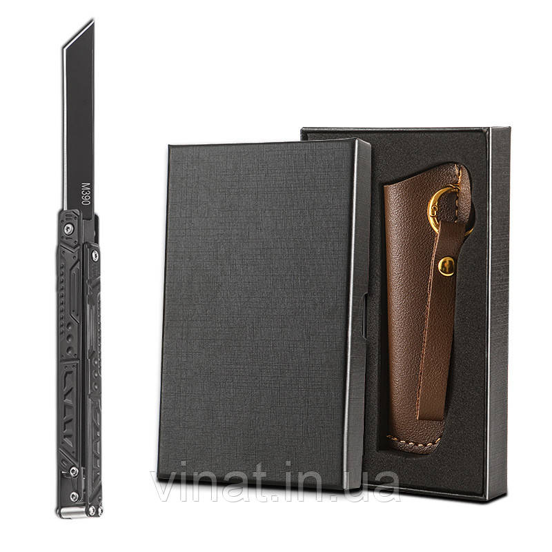 Сувенірний ніж з чохлом чорний, фото 1