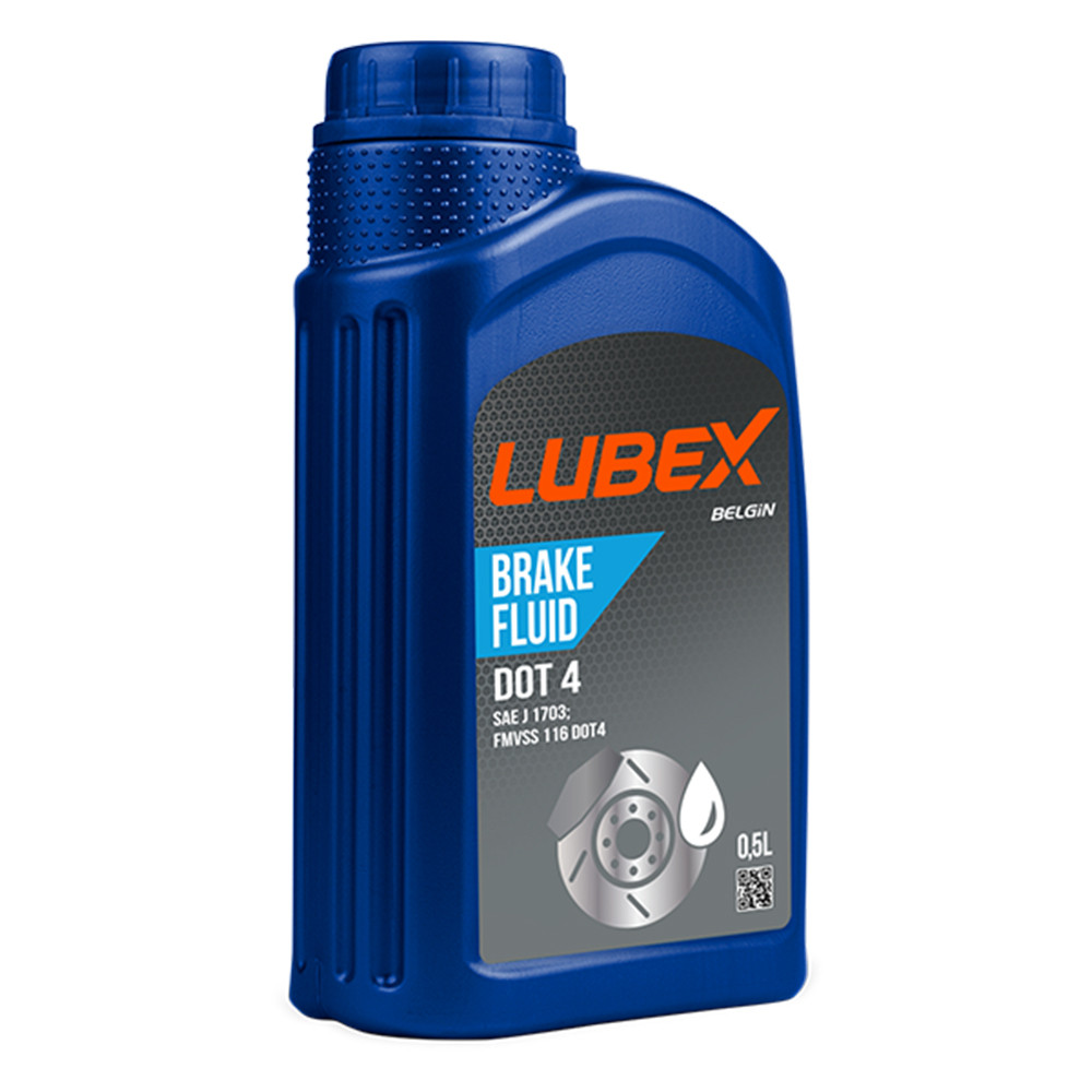 Гальмівна рідина LUBEX BRAKE FLUID DOT 4 0,5л