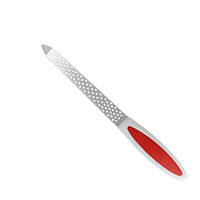 Luxury Пилочка для ногтей металлическая перфорированная с сапфировым напылением Beauty Line BF-11