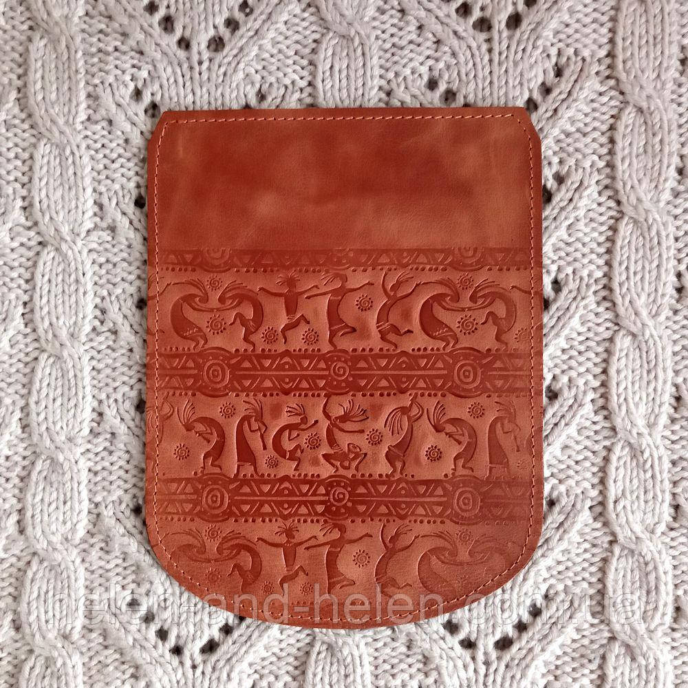 Клапан для рюкзака "Кокопеллi". Колір "Рудий"., фото 1