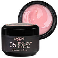 Гель для нарощування moon full builder gel №05 рожевий, 30 мл