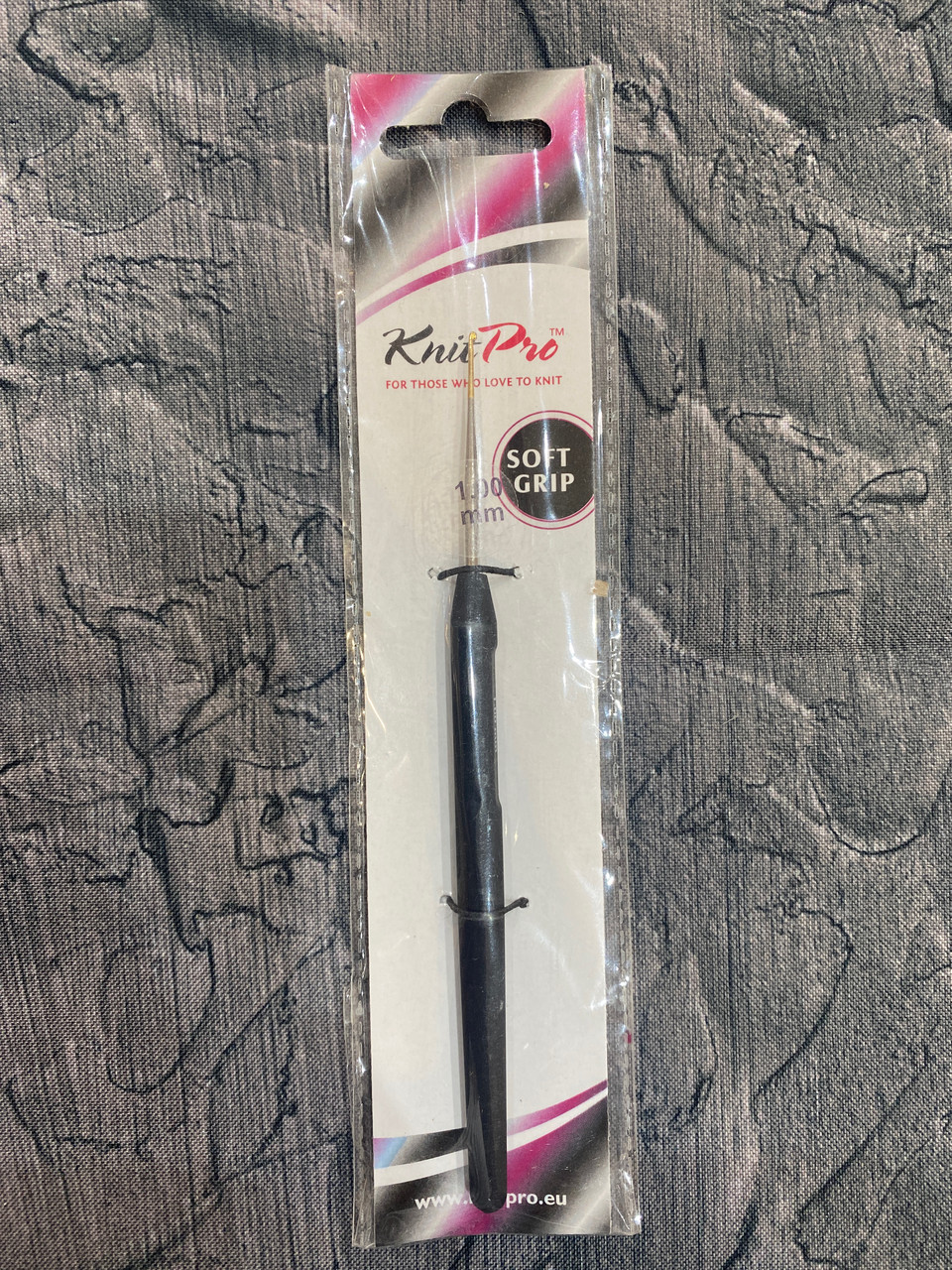 30863 Гачок Knit Pro з чорною ручкою 1.00 мм, фото 1