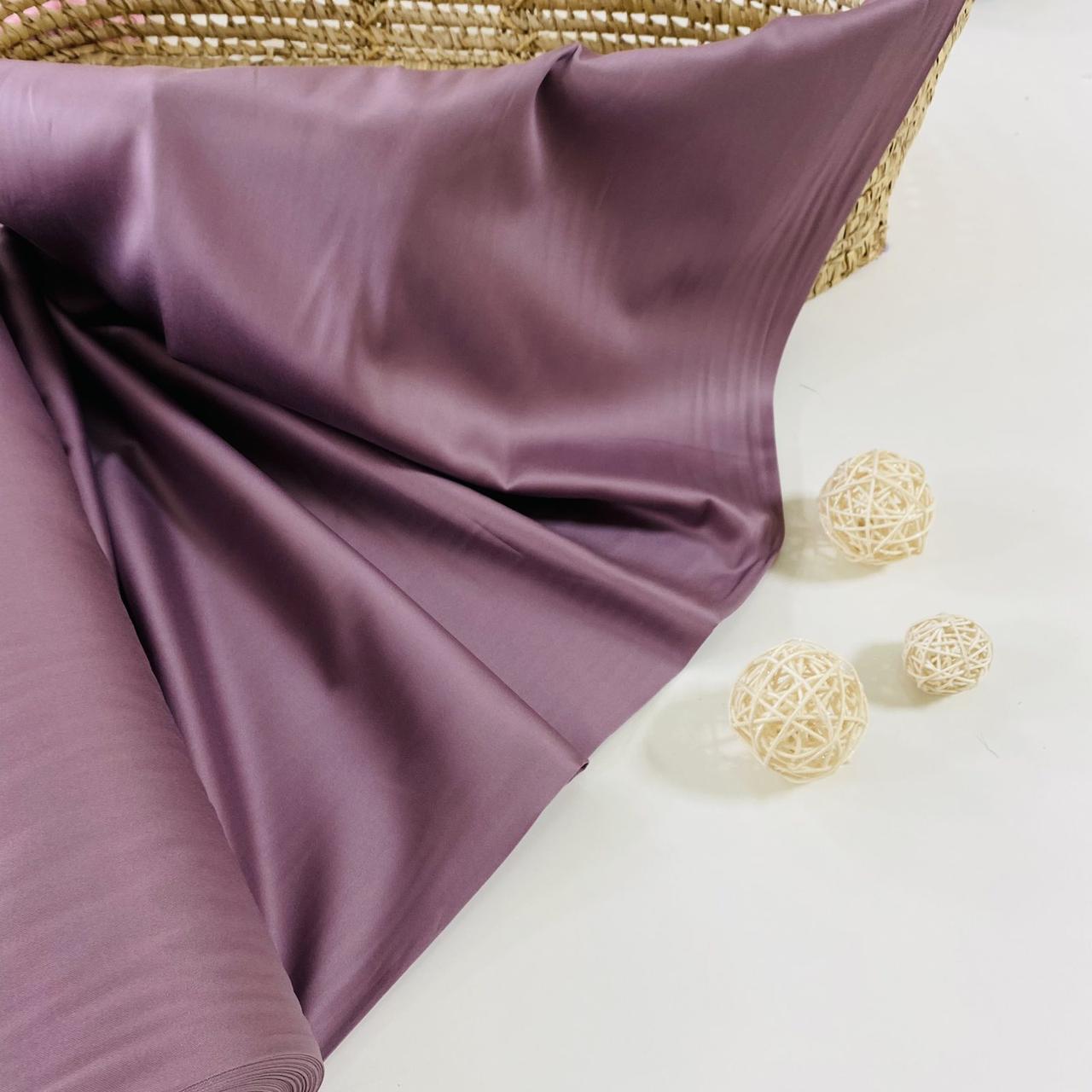 Сатин тенцель, колір ліловий (ТУРЦІЯ шир. 2,4 м) (SAT-T-0010), фото 1