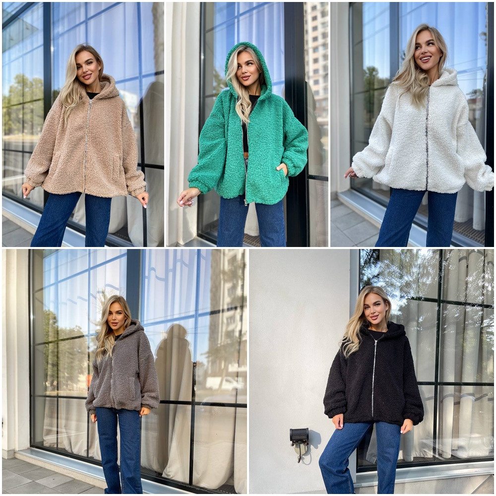 Тепле плюшеве худі з капюшоном на застібці розміри норма й батал