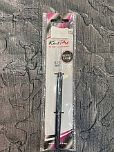 30862 Крючок Knit Pro з чорною ручкою  0.75 мм