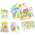 Наклейки Висічки "Будівлі" 14шт NKL009, фото 2