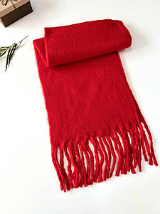 Шарф теплий зимовий Дреда червоний