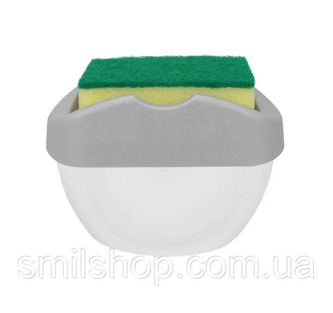 Дозатор для мийного засобу SOAP PUMP SPONGE CADDY органайзер для кухонної мийки — Диспенсер для кухні з оргу