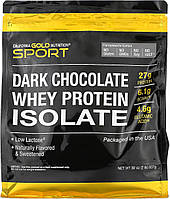 California Gold Nutrition Whey Protein Isolate шоколад 907 гр