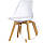 Комплект стільців Doros Бін Білий 49х43х84 (42005075), фото 8