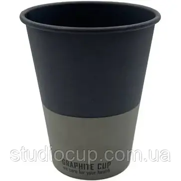 Стакан паперовий 12oz - Graphite cup 400мл 50шт/уп кр ST90