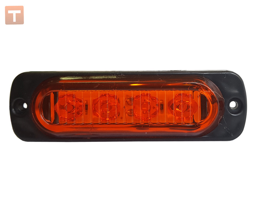 Ліхтар габаритний жовтий 4LED ( FR Турція)
