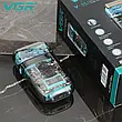 Комбо-набір для стрижки машинка, тример та електробритва VGR Professional Set Blue (V-695+V-961+V-352-Blue), фото 4
