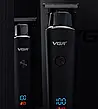 Комбо-набір для стрижки машинка і тример VGR Premium Matte Black (V-282-BL+V-937-M-BL), фото 4