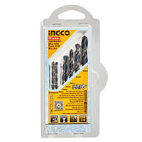 Набір свердел по металу, 2–8 мм, 8 шт. блістер INGCO AKDB0801