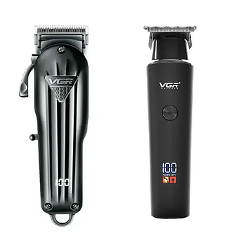 Професійний комбо-набір VGR Premium Matte Black (V-282-BL+V-937-M-BL)