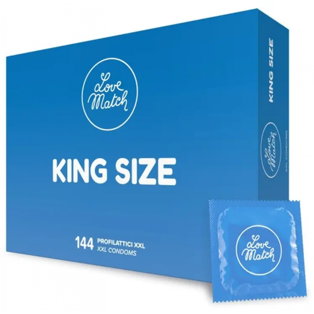 Презервативи збільшеного розміру Love Match — King Size XXL, No1, фото 1
