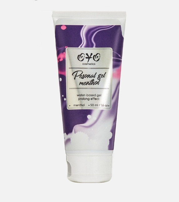 Вагінальний гель на водній основі з пролонгуючим ефектом OYO Personal Gel Menthol, 50 мл