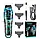 Комбо-набір для стрижки, тример та електробритва VGR Professional Set Blue (V-923+V-352-Blue), фото 3
