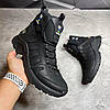 Чоловічі тактичні берці зимові на хутрі чорні з гербом, військові черевики зима, розмір  40 41 42 43 44 45, фото 2