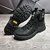 Чоловічі тактичні берці зимові на хутрі чорні з гербом, військові черевики зима, розмір  40 41 42 43 44 45, фото 5